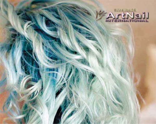 رنگ موی آبی اقیانوسی